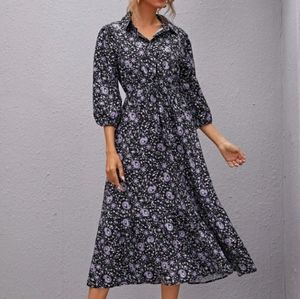 NEW Drawstring Shirt Dress